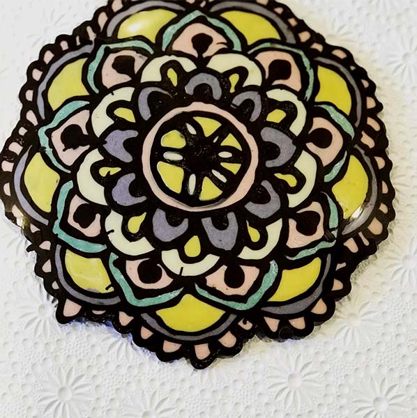 Hand Painted Chocolate Mandalas
