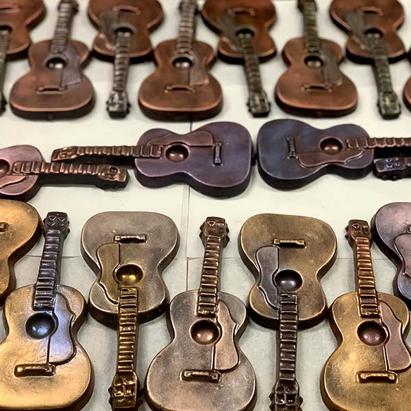 Hand Painted Chocolate Guitar