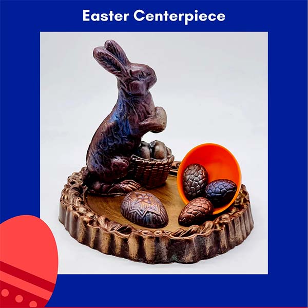 Limited Edition Bunny &amp; Eggs Easter Centerpiece