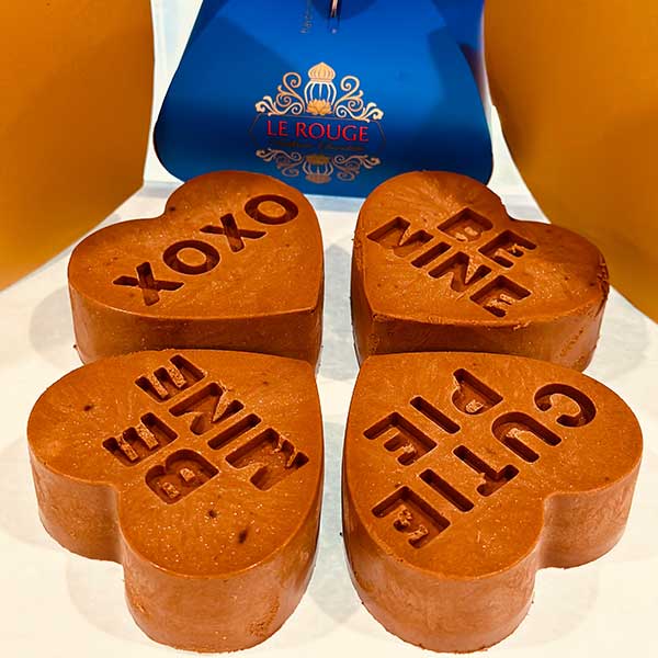 "Give a Little Love" Individual Heart Cakes