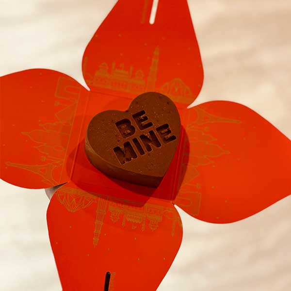 "Give a Little Love" Individual Heart Cakes